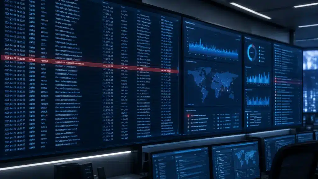 Cenova Cyber security operations center analysts monitoring threat dashboards 24/7